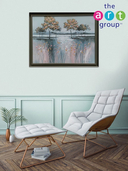 The Art Group Grey Evening Delight Framed Canvas (G83575) | £90