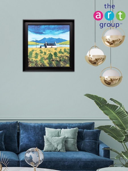 The Art Group Blue Loch Erisort Spring Framed Canvas (G83581) | £40
