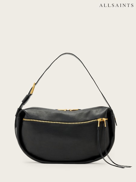 AllSaints Black Noemie Shoulder Bag (G83589) | £329