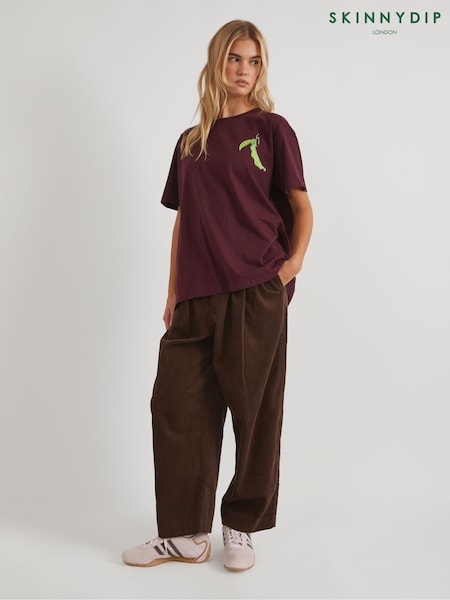 Skinnydip Black Le Petit Pois T-Shirt (G84179) | £24