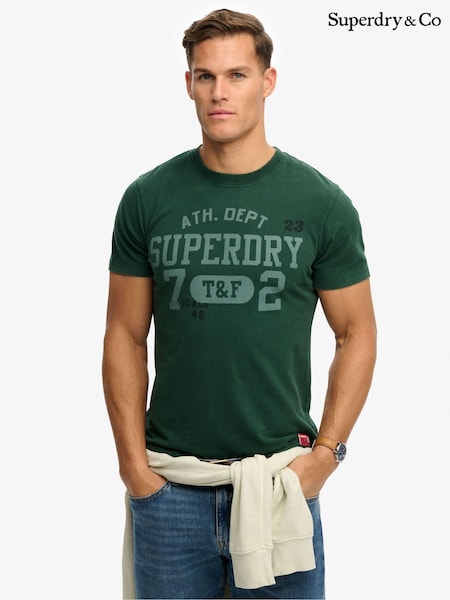 Superdry Green Vintage Prep Relaxed T-Shirt (G84350) | £30