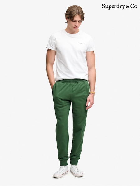 Green - Regular Superdry Essential Logo Joggers