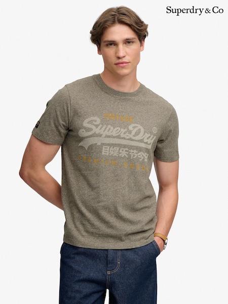 Green - Regular Superdry Vl Heritage Relaxed T-shirt