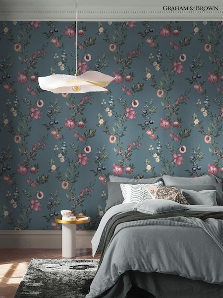 Graham & Brown Denim Allurium 10M Wallpaper (G85554) | £85