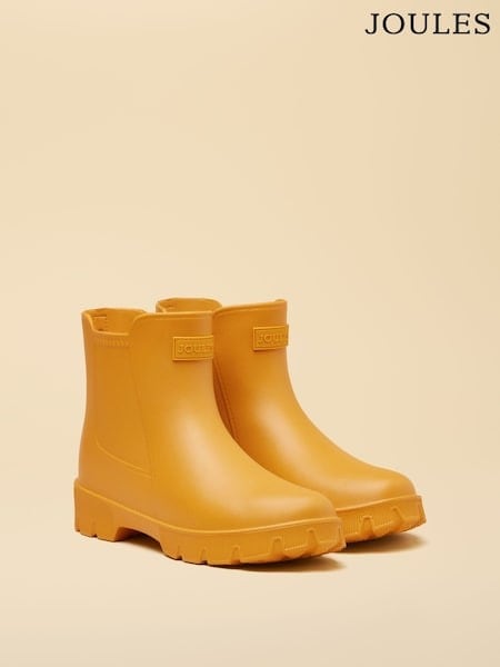 Ochre Yellow - Joules Raindance Eva Lightweight Ankle Wellies