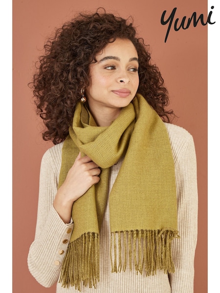 Yumi Green Two Tone Scarf (G85768) | £30