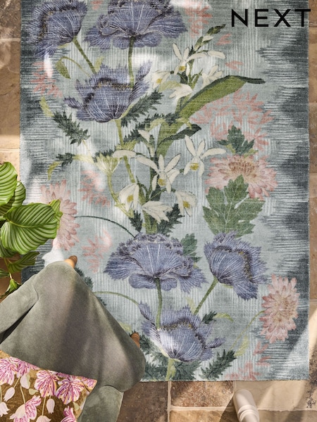 Kew Collection Floral Rug