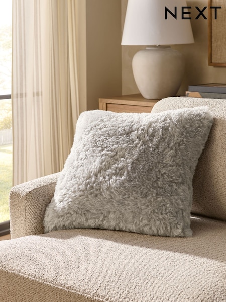 Faux Fur Shearling Cushion