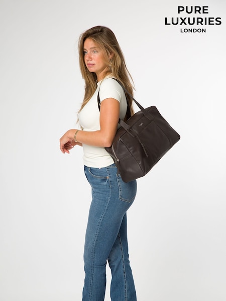 Pure Luxuries London 'Airgo' Women's Leather Cabin Bag (G85921) | £59