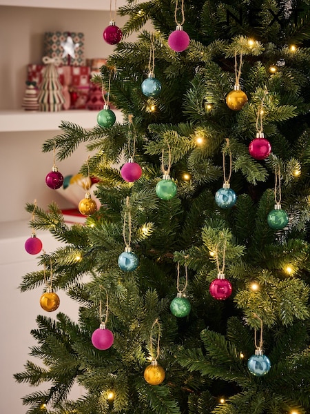 Set Of 20 Mini Christmas Baubles