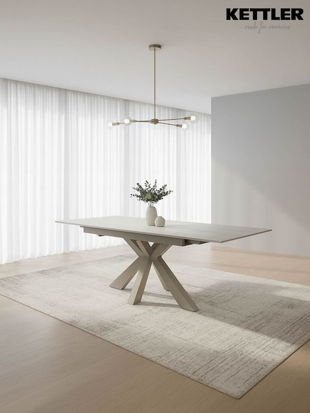 Kettler Cream Oslo 6 Seater Extending Dining Table (G86928) | £1,200