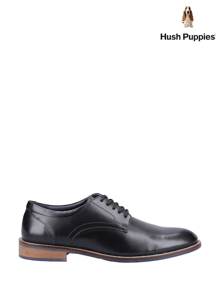 Hush Puppies Black Damien Lace Up Shoe (G86946) | £70