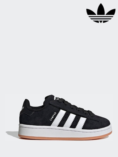 adidas Originals Black Campus 00S Comfort Closure Elastic Lace Shoes (G87512) | £50
