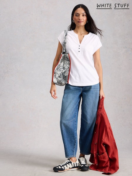 White Stuff White Cecily Sleeveless  T-Shirt (G87714) | £45