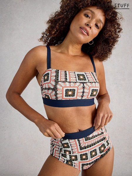 White Stuff Blue Verity High Waist Bikins Bottoms (G87723) | £35
