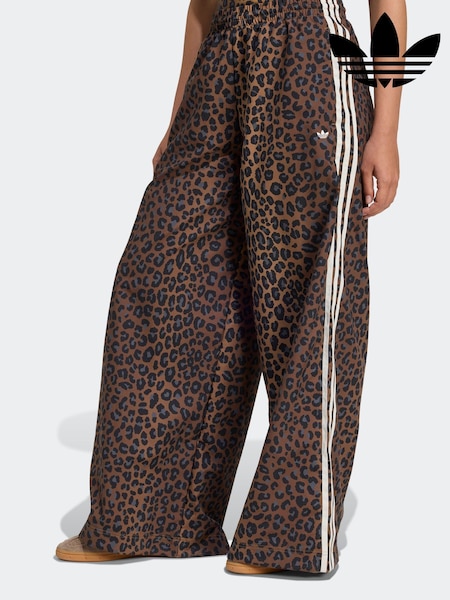 adidas Originals Animal Leopard Firebird Oversized Track Tracksuit Bottoms (G87903) | £100