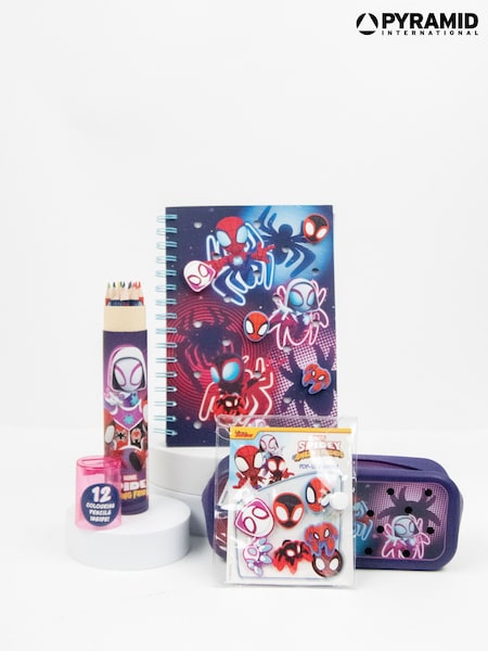Pyramid International Purple Spidey & Friends Stationery Gift Set (G88103) | £20