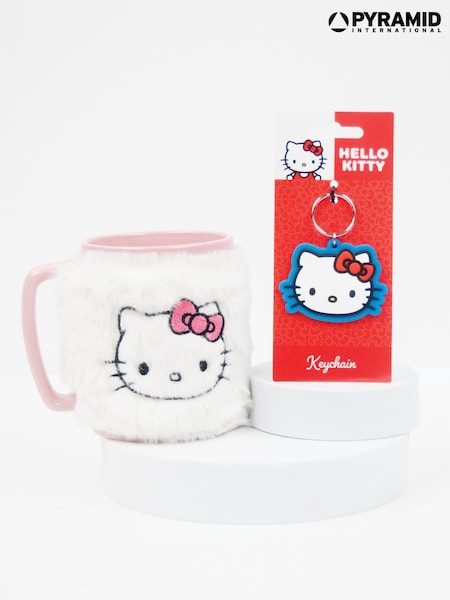 Pyramid International White Hello Kitty Mug & Keychain Gift Set (G88269) | £16