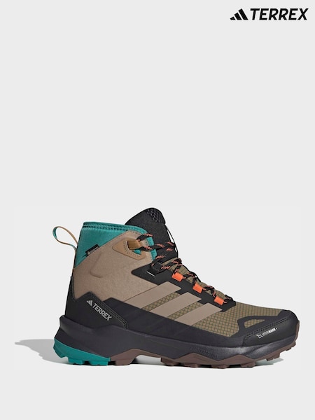 adidas Terrex Brown Skychaser Ax5 Mid Gore Tex Climawarm+ Hiking Shoes (G88805) | £140