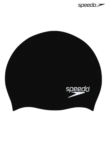 Black - Speedo Junior Silicone Cap
