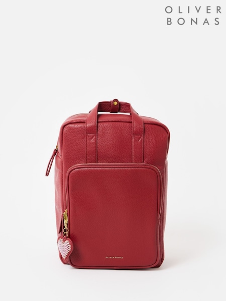 Oliver Bonas Red Mami Backpack (G89019) | £62
