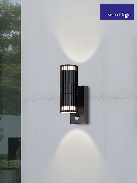 Searchlight Black 2 Outdoor Metal Wall Light (G89089) | £42