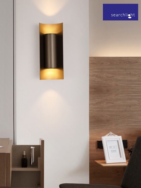Searchlight Latte 2 Metal Wall Light (G89099) | £34