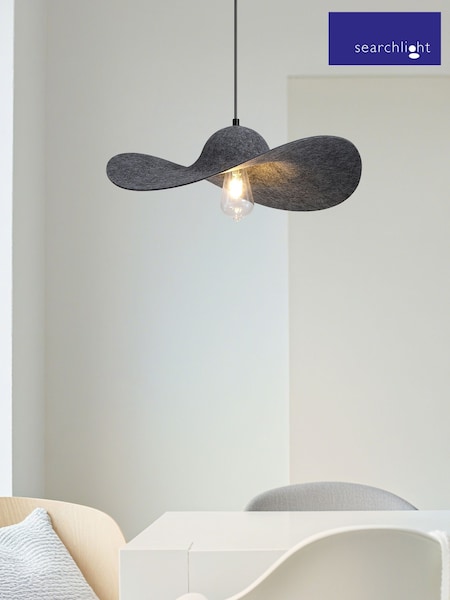 Searchlight Black 1 Pendant Ceiling Light (G89118) | £87
