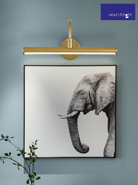 Searchlight Gold Rechargeable Picture Light (G89130) | £40