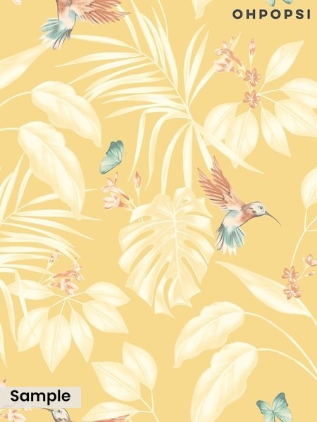Ohpopsi Butter Hummingbird Butter A4 Wallpaper Sample (G89183) | £1