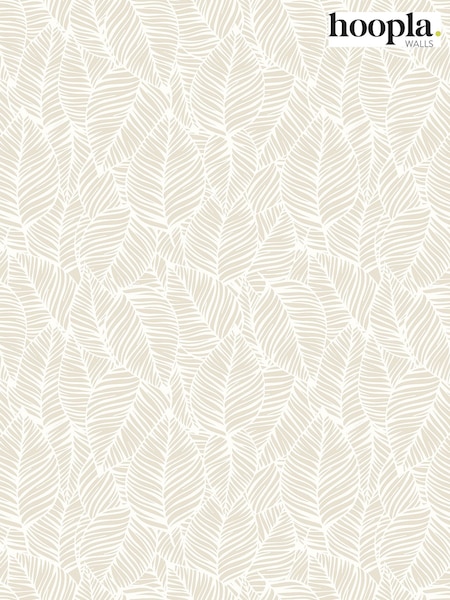 Hoopla Walls Linen Zebra Leaf Linen A4 Wallpaper Sample (G89268) | £5