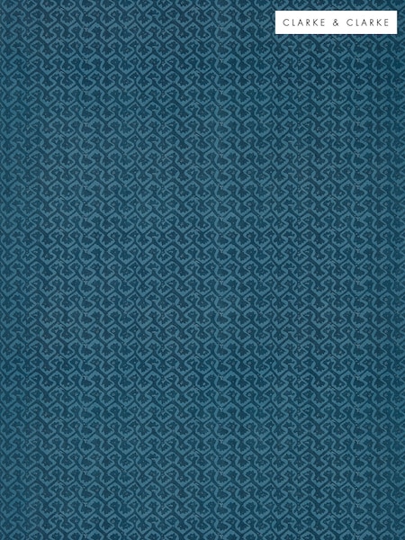 Clarke and Clarke Ink Kalpa Indira Wallcoverings A4 Wallpaper Sample Wallcoverings (G89637) | £1