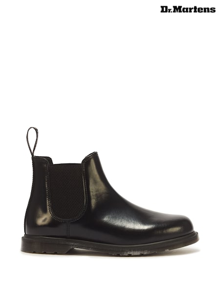 Black - Regular Dr. Martens Mayfare Polished Smooth Chelsea Boots