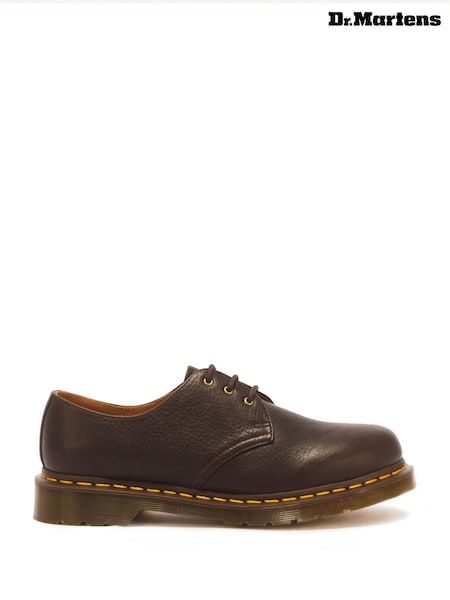 Brown - Regular Dr. Martens 1461 Soft Ambassador Lace Up Shoes