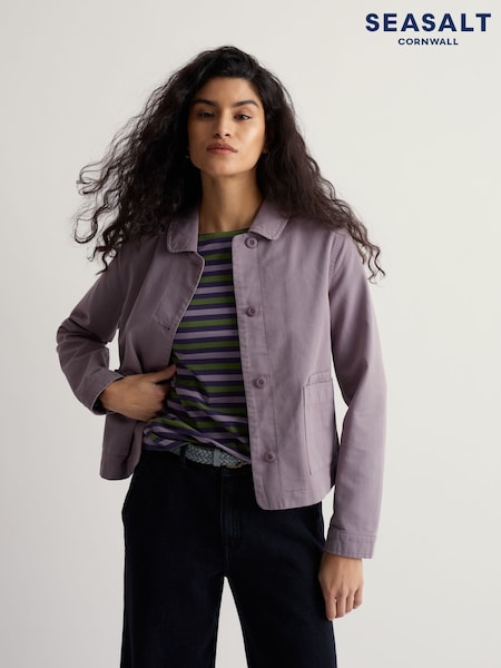 Seasalt Cornwall Purple Petite Coombe Lane Jacket (G90910) | £80