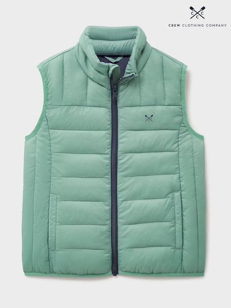 Crew Clothing Green Lightweight Lowther Gilet (G91507) | £30 - £38