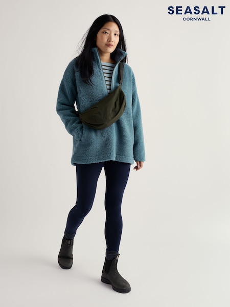 Seasalt Cornwall Blue Barnaloft Fleece (G91541) | £76