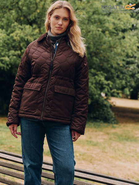 Brown - Regatta Amira Quilted Jacket