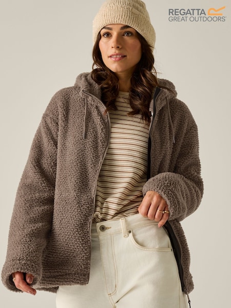 Natural - Regatta Evelina Hooded Fleece