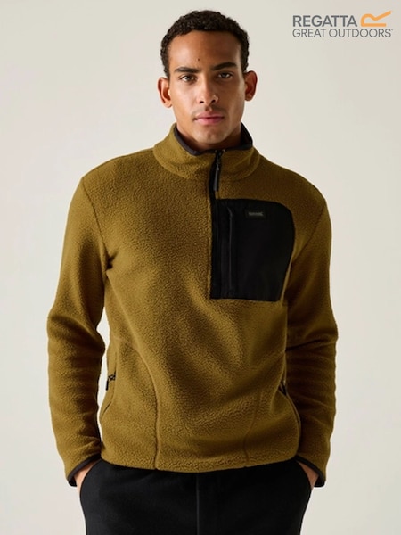 Orange - Regular Regatta Frankie Borg Half Zip Fleece