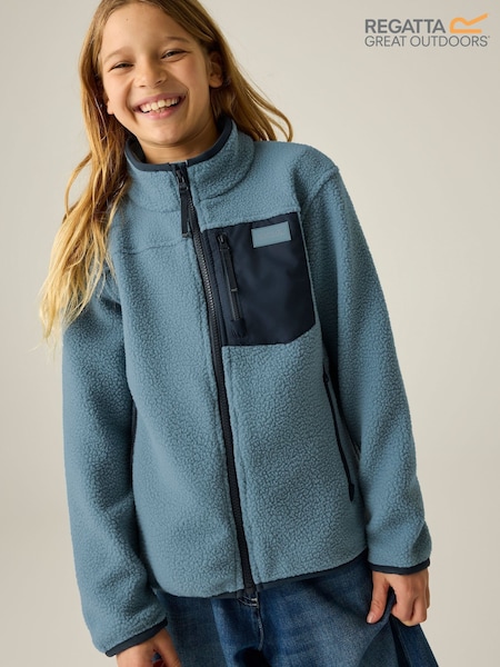 Dusky Blue/Navy - Regatta Junior Frankie Warm Fleece