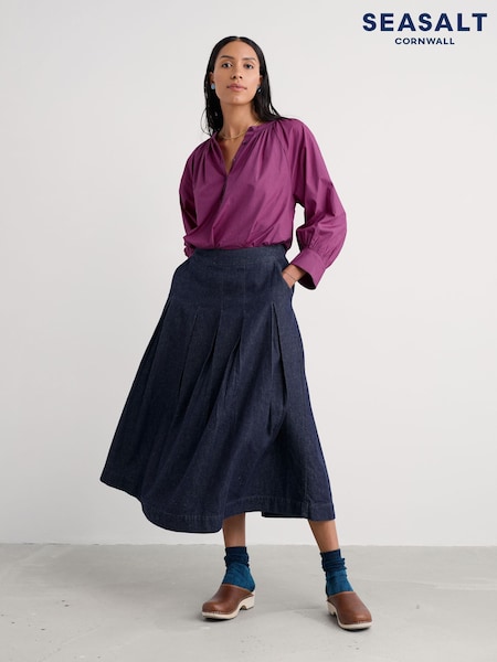 Seasalt Cornwall Purple Moor Grass Shirt (G92343) | £66