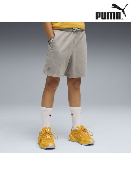 Puma Grey Sonic The Hedgehog Relaxed Shorts (G92731) | £150