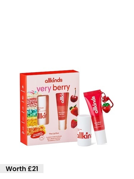 Very Berry - Allkinds Lip Duo Gift Set (worth £21)