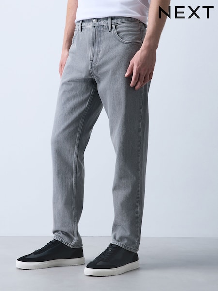 Grey - Slim Fit Vintage Jeans