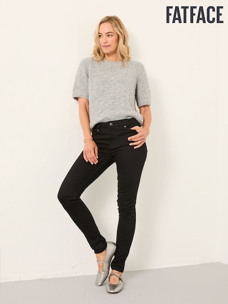 Black - Fatface Five Pocket Skinny Trouser