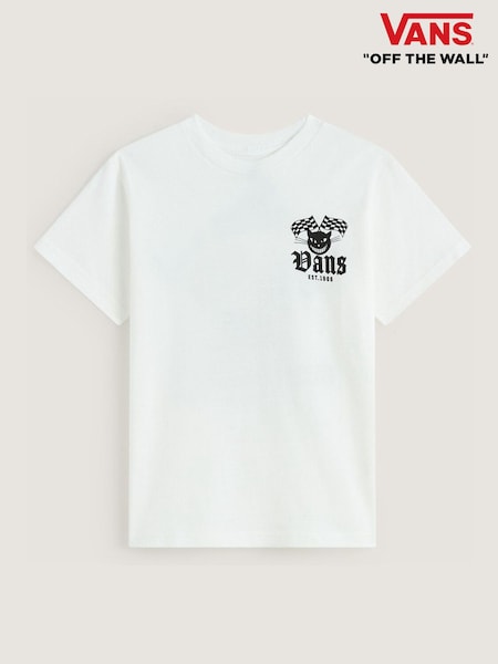 White/Black - Vans Cat Club Short Sleeve T-shirt