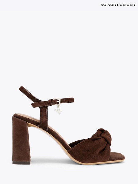 KG Kurt Geiger Brown Signet Sandals (G93490) | £139