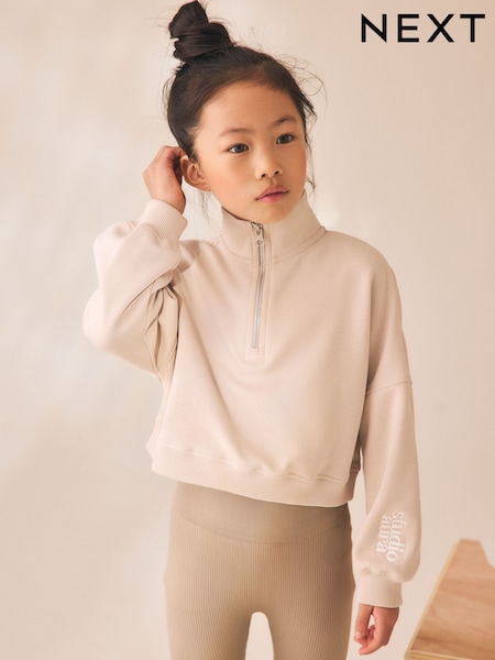 Neutral - Quarter Zip Sweatshirt (3-16yrs)