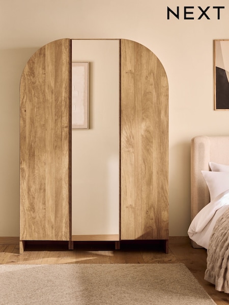 Arches Mango Wood Effect Wardrobe